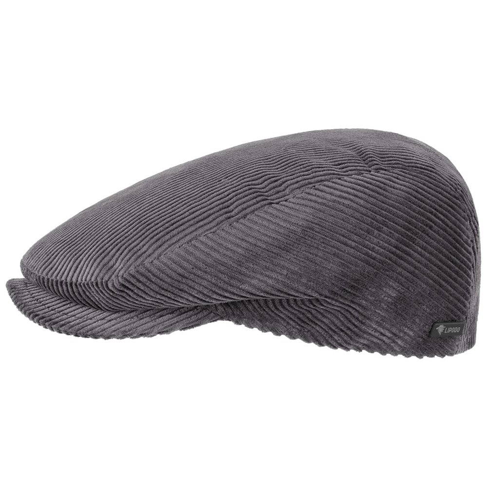 Lipodo Cordial Flat Cap Women/Men Grey 7 3/4-7 7/8
