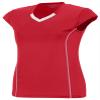Augusta Sportswear Ladies Wicking Cap Sleeve Jersey, Red/White, X-Large view 1