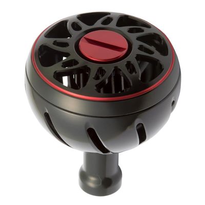 Daiwa SLP Works Handle Knob, SLPW Aluminum Round Knob, Large, Electric and Bi-Axle Reel, Black Reel
