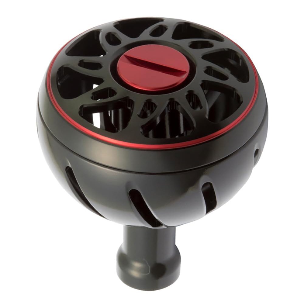 Daiwa SLP Works Handle Knob, SLPW Aluminum Round Knob, Large, Electric and Bi-Axle Reel, Black Reel