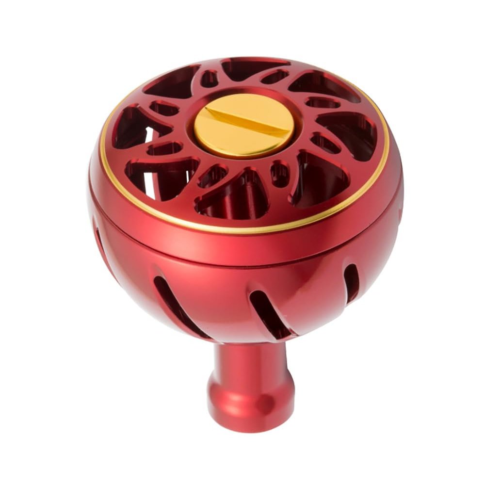 Daiwa SLP Works Handle Knob, SLPW Aluminum Round Knob, M, Electric and Bi-Axle Reel, Red Reel
