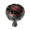 Daiwa SLP Works SLPW Aluminum Round Knob, M, Electric and Bi-Axle Reel, Black Reel view 1