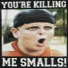 Big Boys 4-20 The Sandlot Ham Porter You're Killing Me Smalls Youth T-Shirt (XL) Black view 2