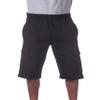 Pro Club Men's Fleece Cargo Short, Black, 3X-Large view 1