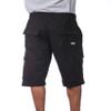 Pro Club Men's Fleece Cargo Short, Black, 3X-Large view 2