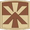 11th Air Defense Artillery Brigade Desert Camo 3.8 Inch Decal view 1