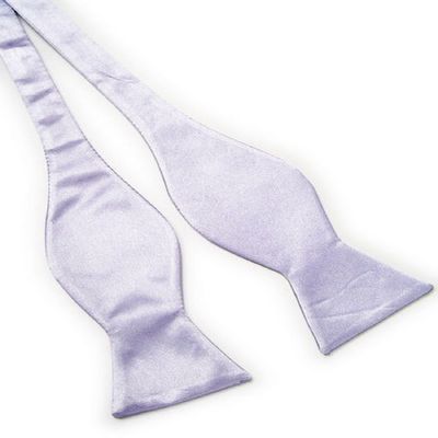 Soophen Solid Color self tie bowtie - Lavender