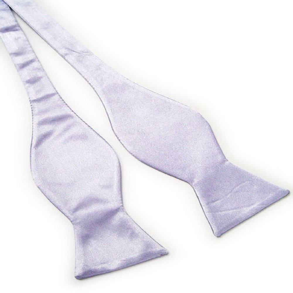 Soophen Solid Color self tie bowtie - Lavender