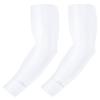 COOLOMG Compression Arm Sleeve for Basketball Baseball Football Volleyball Sports White XS view 1