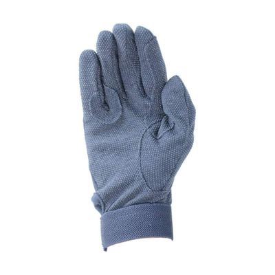Hy5 Adults Cotton Pimple Palm Riding Gloves (L) (Navy)