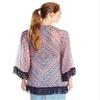 Jessica Simpson Women's Sammy Kimono-Inspired Jacket, Multi Mosaic, Large view 3