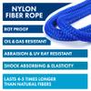 1/4" x 500' Reel, Solid Braid Nylon Rope | Durable, Abrasion Resistant | Utility Rope for Lifting, Hoisting, Pulleys, Winches, Dock Lines, Boating Applications view 4