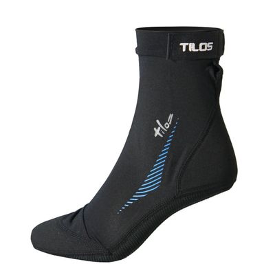 Tilos Sport Skin Socks for Adults and Kids, Protect Against Hot Sand & Sunburn for Water Sports & Beach Activities (S, Black)