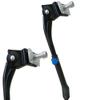 Brass Beat Bicycle Kickstand Aluminium Black Adjustable from 16 to 20 inches view 2
