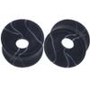 MoDTanOiz 5/8 Gauge Gauges 5/8 16mm Ear Plugs Plug Flesh Tunnels Tunnel 2g 0g 00g 0 00 1/2 Weight Men Women Ears Steel Stone Wood Earrings Silicone Black 00 gauge 5/8 16mm view 1