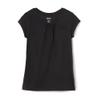 French Toast Big Girls Short Sleeve Crew Neck Tee, Black, 14/16 view 1