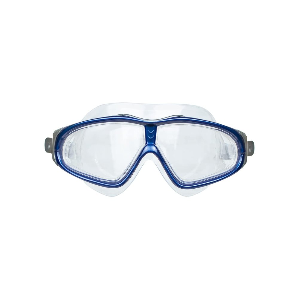 7" Blue EZ Fit DLX Sport Goggles Swimming Pool Accessory for Adults and Children