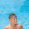 7" Blue EZ Fit DLX Sport Goggles Swimming Pool Accessory for Adults and Children view 3