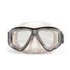 6.25" Malibu Black and Clear Pro Mask Swimming Pool Accessory for Adults view 1