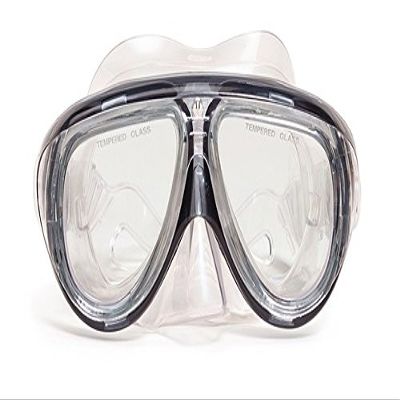 6.5" Black Telstar Pro Mask Swimming Pool Accessory for Adults
