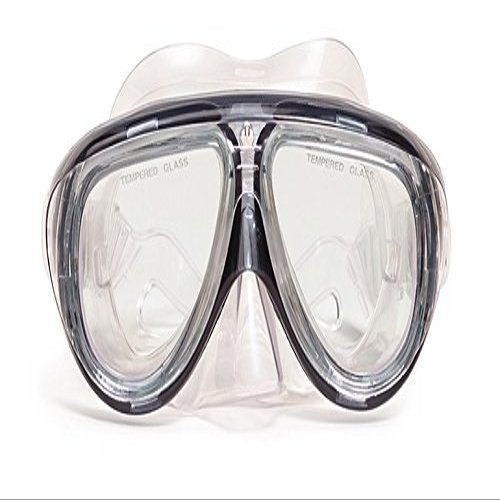 6.5" Black Telstar Pro Mask Swimming Pool Accessory for Adults