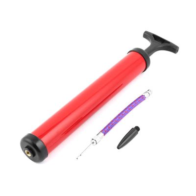 Uxcell a15030400ux0108 Basketball Soccer Footballs Plastic Air Inflator Hand Pump Red