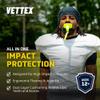 Vettex Doubleguard Mouthguard with Lip Protection - Adult, Kelly Green, Model:AC25-K view 2