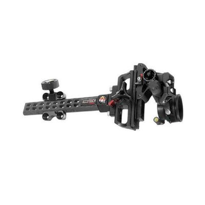 T.R.U. BALL AccuTouch Carbon Pro Slider Sight - with AV-41 Scope - Single Pin - .019 Red Fiber - Black Sight