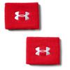 Under Armour Men's 3-inch Performance Wristband 2-Pack , Red (600)/White, One Size Fits All view 1
