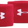 Under Armour Men's 3-inch Performance Wristband 2-Pack , Red (600)/White, One Size Fits All view 4