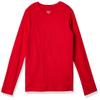 French Toast Boys' Little Long Sleeve Crewneck Tee T-Shirt, Red, 5 view 1