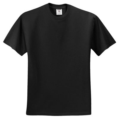 Jerzees 5.6 oz. 50/50 Heavyweight Blend T-Shirt (29M) Black, XL (Pack of 2)