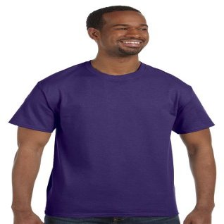 Gildan Heavy Cotton 5.3 oz. T-Shirt (G500) Pack of 2- LILAC,XL