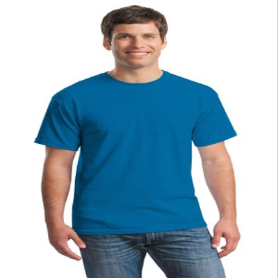 Gildan Heavy Cotton 5.3 oz. T-Shirt (G500) Pack of 2- ANTIQUE SAPPHIRE,S