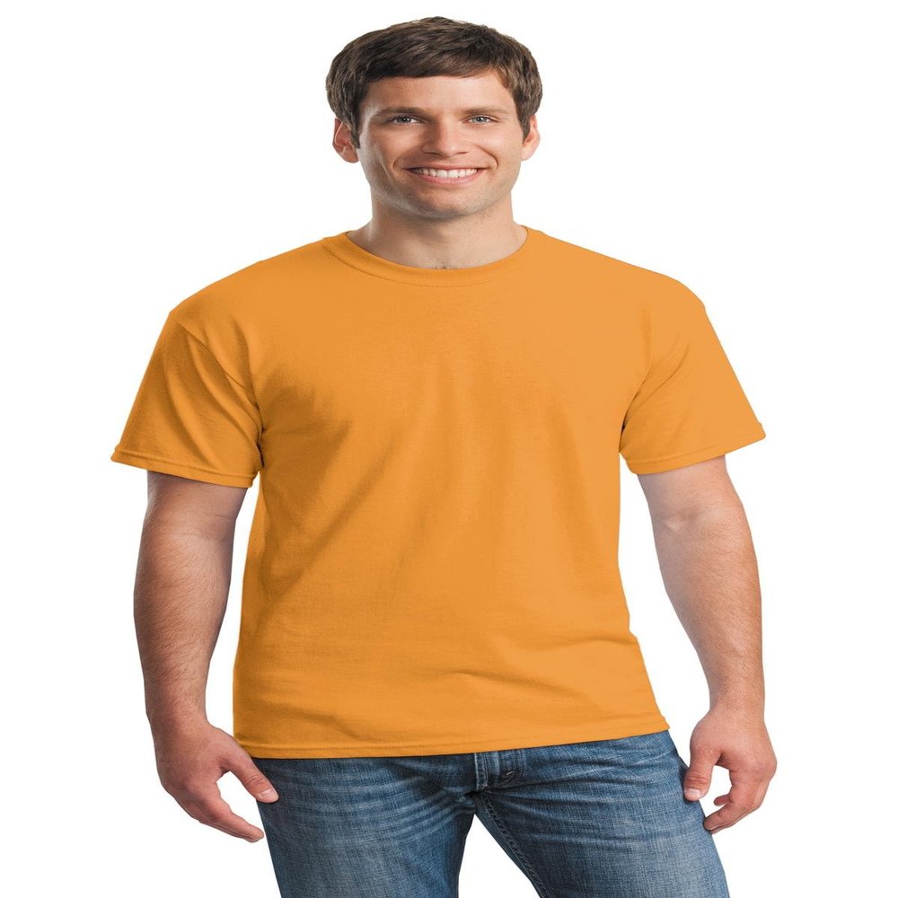 Gildan Heavy Cotton 5.3 oz. T-Shirt (G500) Pack of 2- TENNESSEE ORANGE,3XL