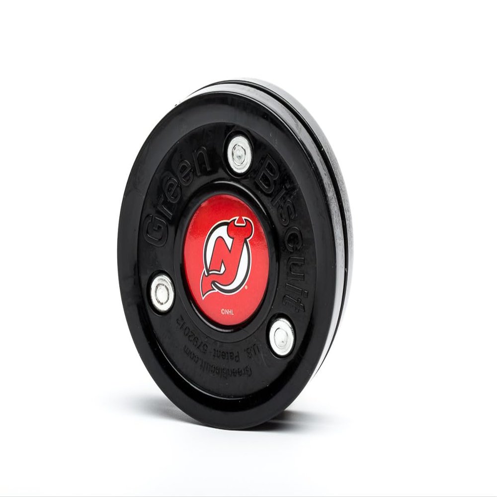 Green Biscuit Original NHL Team Pucks (New Jersey Devils)