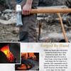1844 Helko Werk Germany Classic Nordic Splitting Axe - Made in Germany for Splitting Wood and Splitting Rounds and Heavy Duty Firewood, Scandinavian Axe - Head 5.5 lbs, Handle 31 in. (Nordic) #13521 view 4