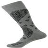LEAF Paisley Design Cotton Mens Socks (One Size, Charcoal) view 1