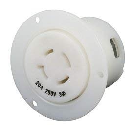 Mar Indus-SWD 20A 250V 3 FLANGED Outlet LKG