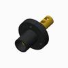 CLM Series Panel Mounts (150A / 600V) #8 - #2 AWG; Double Set Screw Male - Green (E) view 1