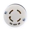 30A 3PHASE 480V MARINCO CONN 3P4W L16-30 Twist Lock plug view 2