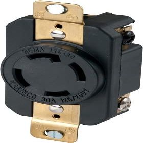 Marinco 3016R 30A 480V 3 RECEPTACLE