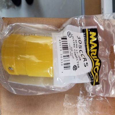 Marinco 305CCRS 30 Amp, 125 Volt Connector, Co