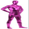 VSVO Unisex Baby Shiny Spandex Skin-tight Full Bodysuit Zentai Costume (Rose Red, Small) view 3