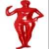 VSVO Unisex Baby Shiny Spandex Skin-tight Full Bodysuit Zentai Costume (Red, Large) view 1