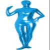 VSVO Unisex Baby Shiny Spandex Skin-tight Full Bodysuit Zentai Costume (Sky Blue, Small) view 1