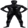 VSVO Unisex Baby Shiny Spandex Skin-tight Full Bodysuit Zentai Costume (Black, Small) view 1