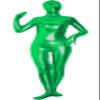 VSVO Unisex Baby Shiny Spandex Skin-tight Full Bodysuit Zentai Costume (Green, Small) view 1