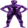VSVO Unisex Baby Shiny Spandex Skin-tight Full Bodysuit Zentai Costume (Purple, XX-Large) view 2
