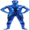 VSVO Unisex Baby Shiny Spandex Skin-tight Full Bodysuit Zentai Costume (Royal Blue, Medium) view 2